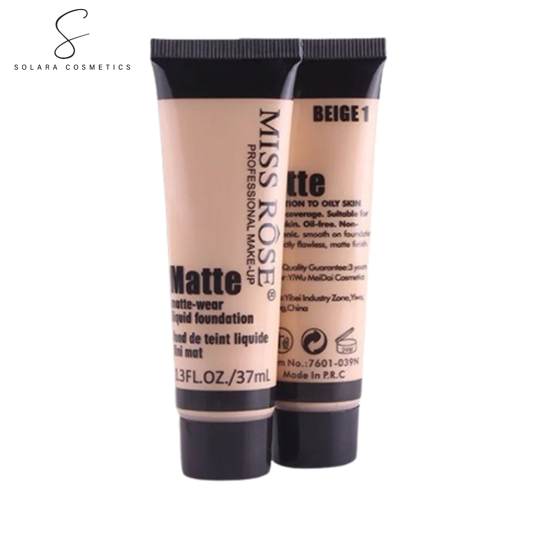 MISS ROSE Full Coverage Matte Foundation
