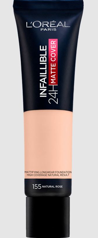 L'Oreal Paris Infallible 24H Matte Cover Liquid Foundation – 110 Rose Vanilla
