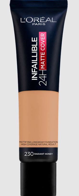 L'Oreal Paris Infallible 24H Matte Cover Liquid Foundation – 110 Rose Vanilla