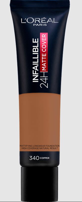 L'Oreal Paris Infallible 24H Matte Cover Liquid Foundation – 110 Rose Vanilla