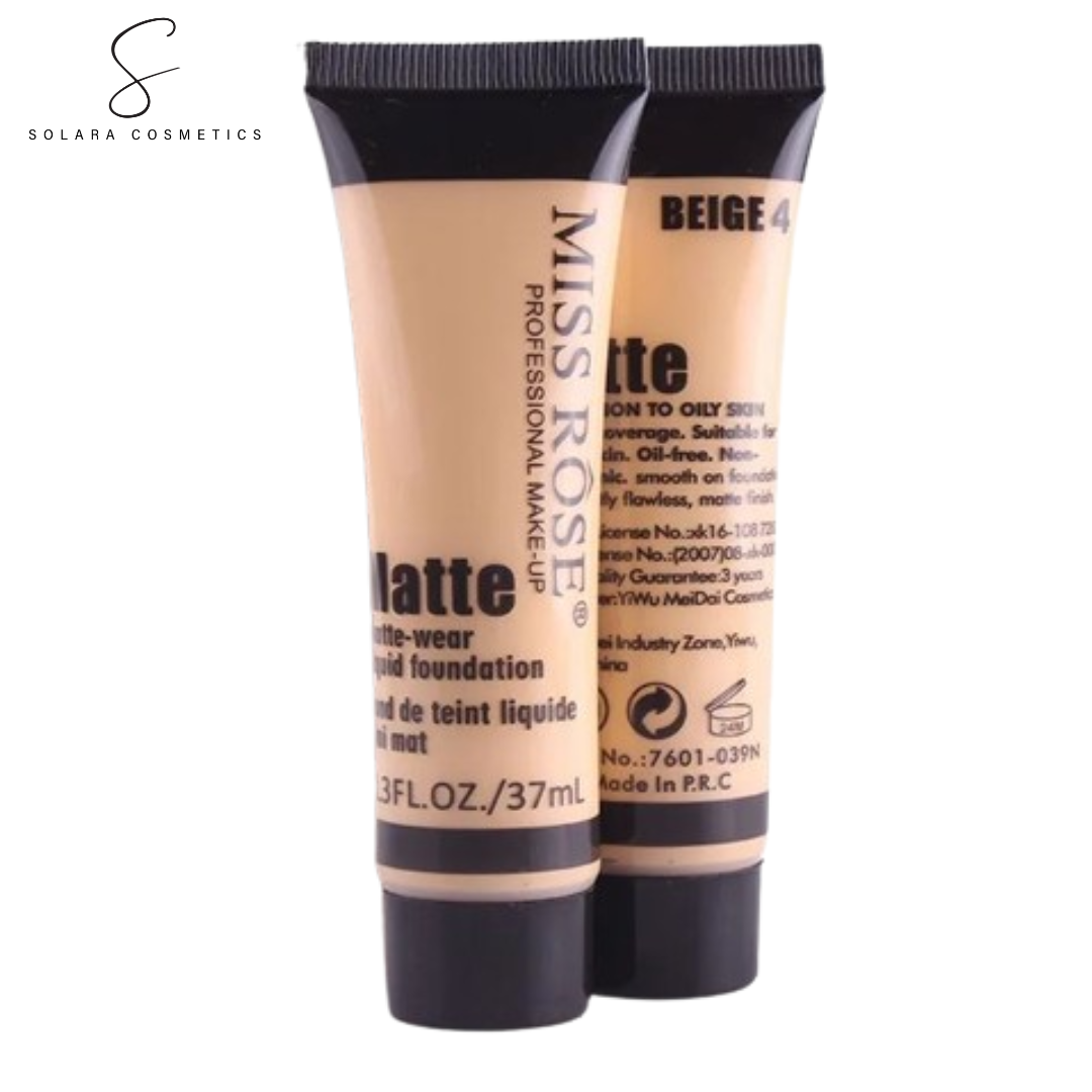 MISS ROSE Full Coverage Matte Foundation