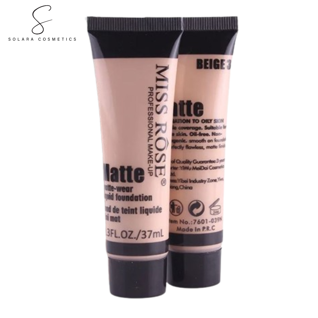 MISS ROSE Full Coverage Matte Foundation