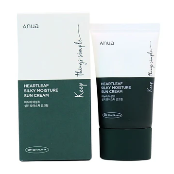 Anua Heartleaf Silky Moisture Sun Cream SPF50+ PA++++ 50ml