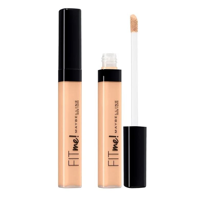 Maybelline Fit Me Concealer – Lightweight, oil-free formula for full coverage and a smooth, natural finish on all skin types