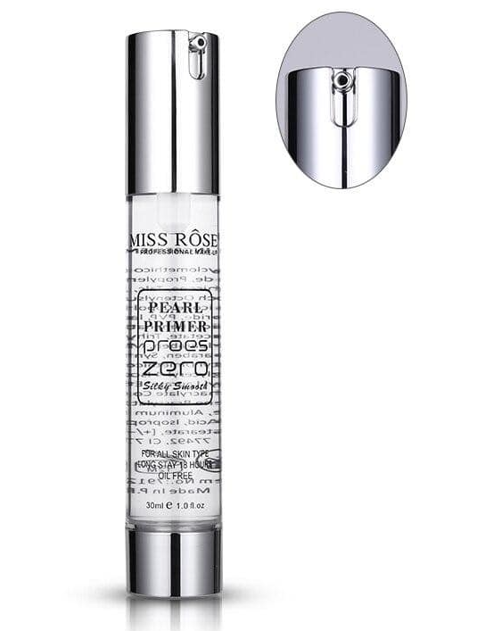 Miss Rose Pearl Primer – Lightweight, oil-free primer that minimizes pores, controls shine, and hydrates for a smooth, radiant makeup base.