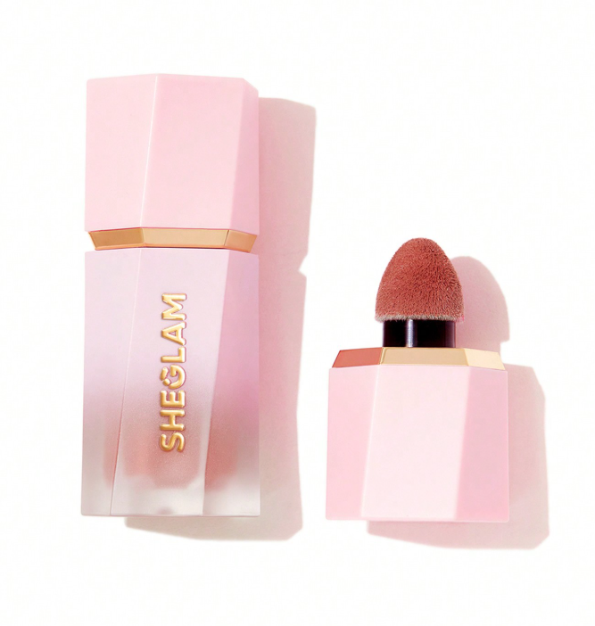 SHEGLAM Color Bloom Liquid Blush provides a matte finish with a natural flush, nourishing skin with a smooth, buildable formula for all skin types.