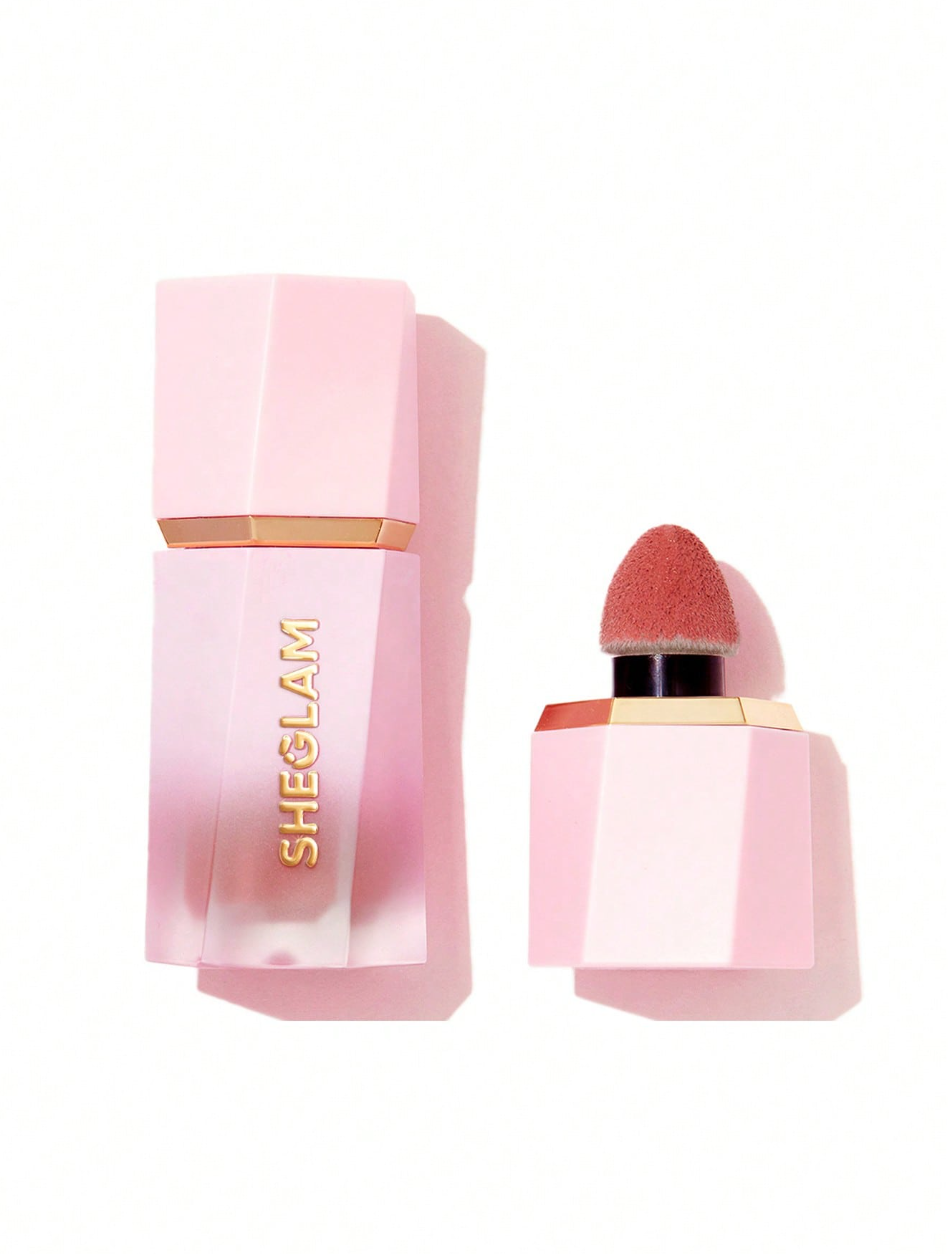 SHEGLAM Color Bloom Liquid Blush provides a matte finish with a natural flush, nourishing skin with a smooth, buildable formula for all skin types.