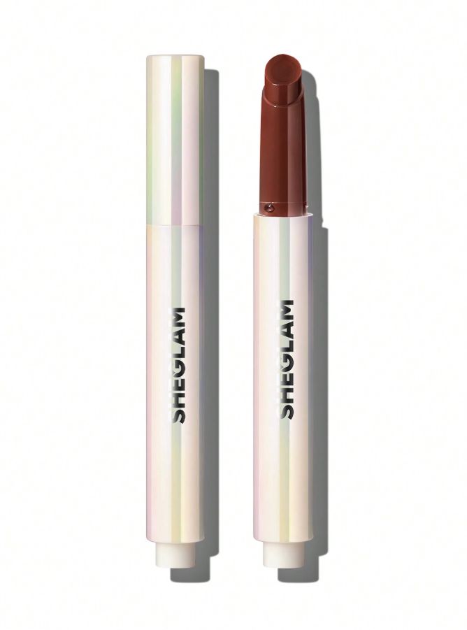 Sheglam Lip Plumper Pout-Perfect Shine offering glossy, plump lips with rich color payoff and hydration from coconut and grape seed oil for smooth comfort.