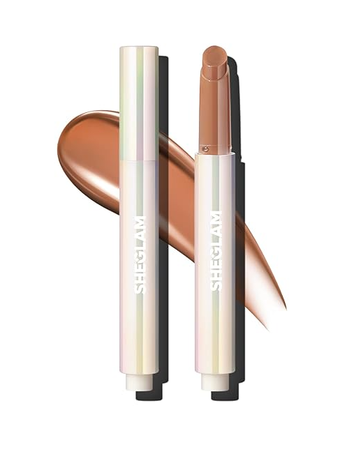Sheglam Lip Plumper Pout-Perfect Shine offering glossy, plump lips with rich color payoff and hydration from coconut and grape seed oil for smooth comfort.