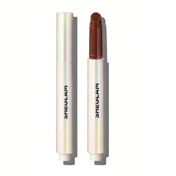 Sheglam Lip Plumper Pout-Perfect Shine offering glossy, plump lips with rich color payoff and hydration from coconut and grape seed oil for smooth comfort.