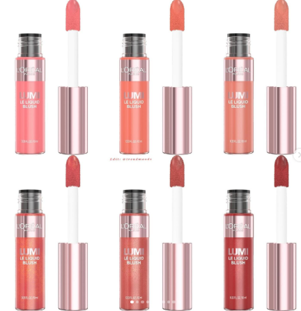 L'Oréal Paris Lumi Le Liquid Blush Pack Of 4