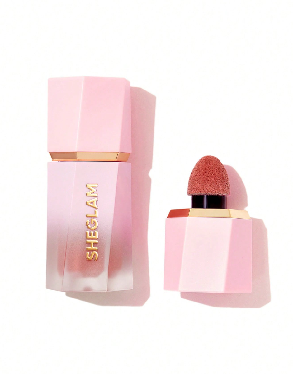 SHEGLAM Color Bloom Liquid Blush provides a matte finish with a natural flush, nourishing skin with a smooth, buildable formula for all skin types.