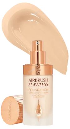 Charlotte Tilbury Airbrush Flawless Foundation – Full Coverage, Poreless Perfection