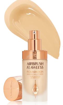 Charlotte Tilbury Airbrush Flawless Foundation – Full Coverage, Poreless Perfection