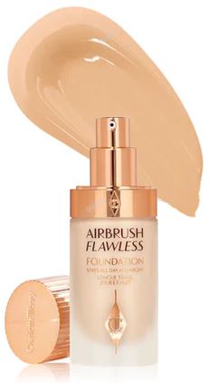 Charlotte Tilbury Airbrush Flawless Foundation – Full Coverage, Poreless Perfection