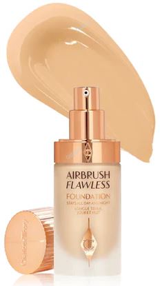 Charlotte Tilbury Airbrush Flawless Foundation – Full Coverage, Poreless Perfection