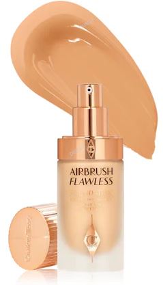 Charlotte Tilbury Airbrush Flawless Foundation – Full Coverage, Poreless Perfection