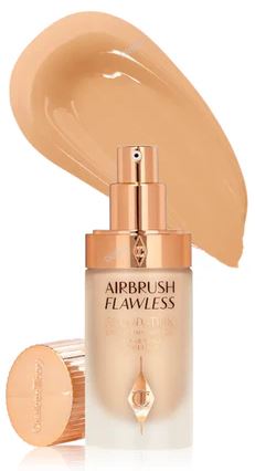 Charlotte Tilbury Airbrush Flawless Foundation – Full Coverage, Poreless Perfection