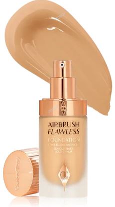 Charlotte Tilbury Airbrush Flawless Foundation – Full Coverage, Poreless Perfection