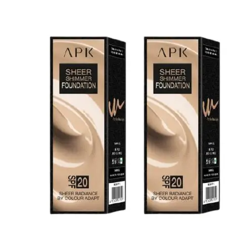 APK Sheer Shimmer Foundation SPF 20 - Luminous Radiance, 40g