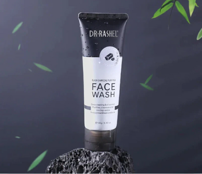 Dr. Rashel Black Charcoal Purifying Face Wash - 100g