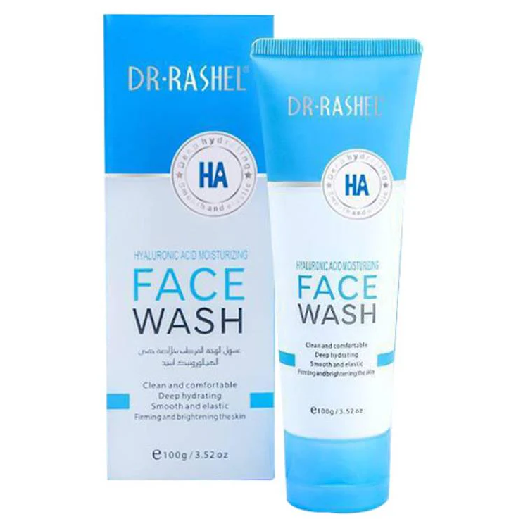 DR RASHEL Hyaluronic Acid Moisturizing and Smooth Face Wash, 100g