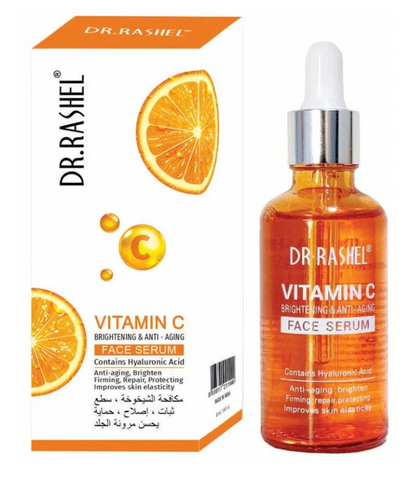 Dr. Rashel Vitamin C Brightening & Anti-Aging Face Serum – Hydrating, Dark Spot Removal & Skin Repair