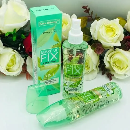 Kiss Beauty Green Tea Makeup Fix Setting Spray 150ml