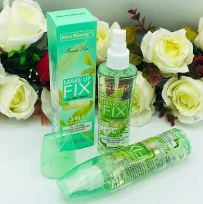 Kiss Beauty Green Tea Makeup Fix Setting Spray 150ml