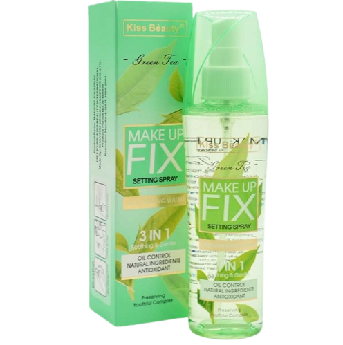 Kiss Beauty Green Tea Makeup Fix Setting Spray 150ml