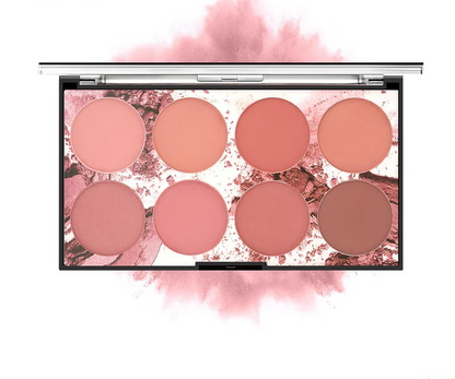 MISS ROSE Blush Palette With 8 Colors