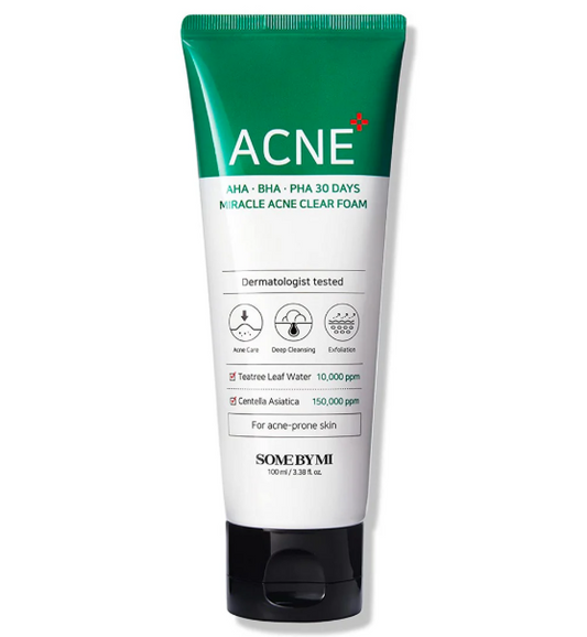 Some By Mi AHA BHA PHA 30 Days Miracle Acne Clear Foam/100ml